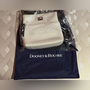 Dooney & Bourke Pebbled Grain East-West Flap Crossbody Bag with Dust Bag